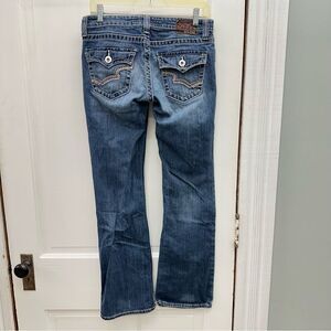 Big Star Remy thick stitch boot cut denim jeans women's 26R 26 regular
